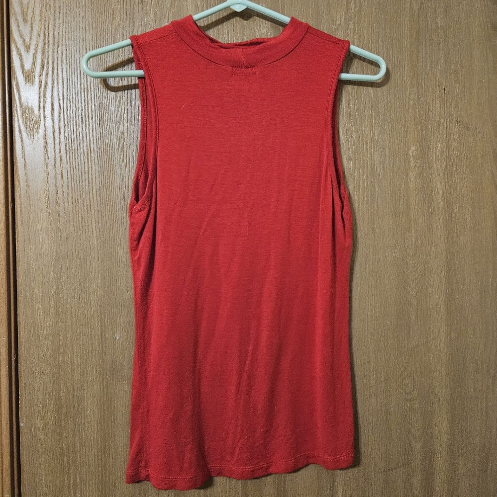 Rue 21, red, size M, choker neck tank